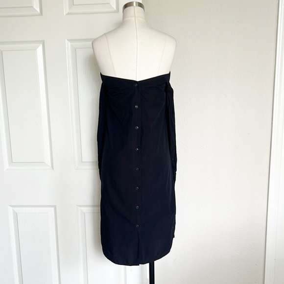 Rag & Bone Kacy Off Shoulder Dress in Black - Picture 8 of 13